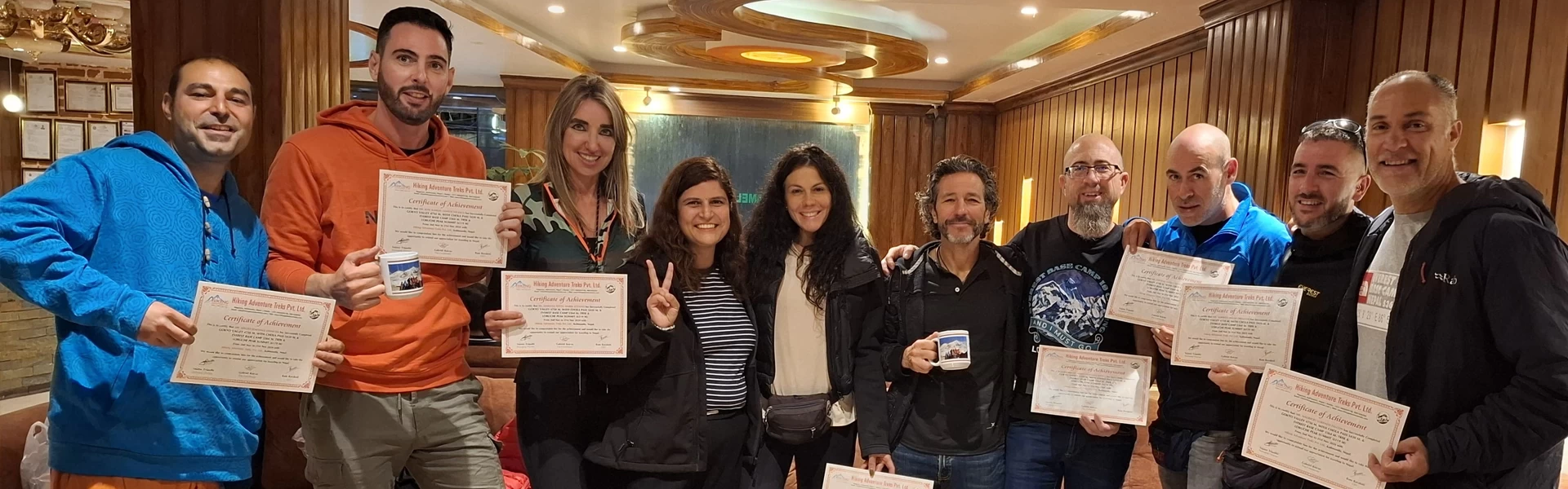 Certificación al completar el viaje