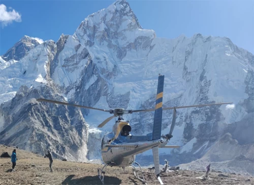 Tour en helicóptero al Campo Base del Everest
